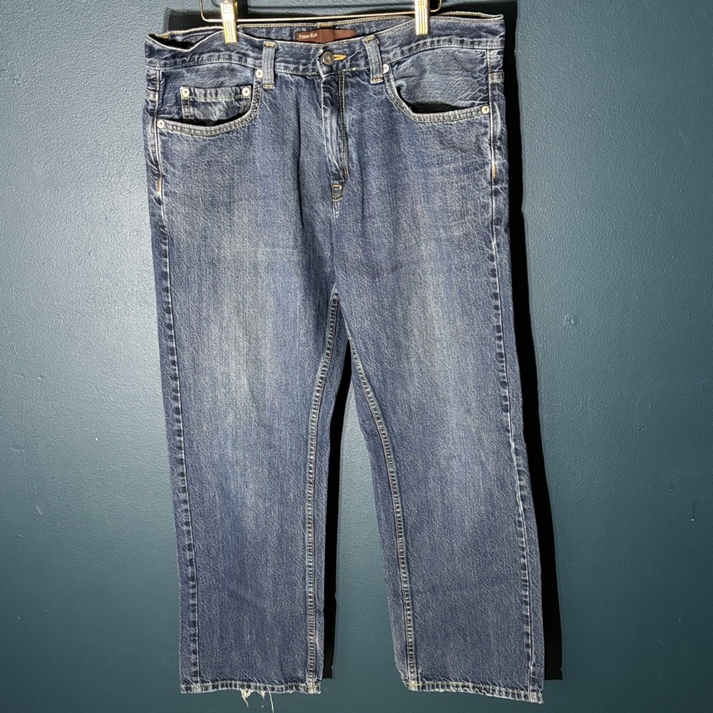 Perry Ellis Men's Denim Straight-Leg Jeans